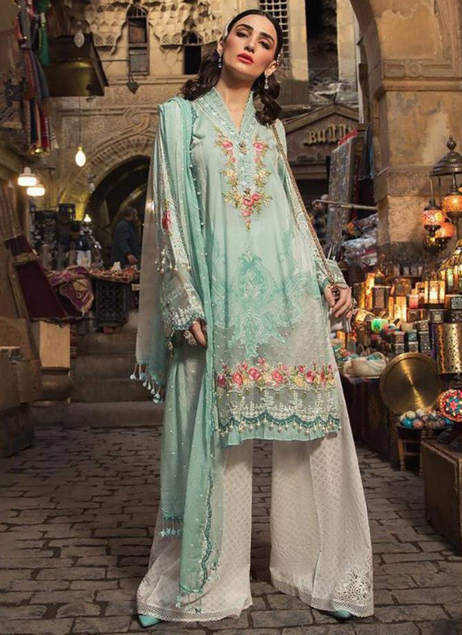 Shraddha Hit Latest Fancy Lawn Cotton Heavy Embroidery And Printed Dupatta Designer Pakistani Salwar Suit Collection